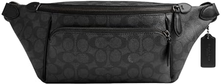 Coach Herren League Gürteltasche, Charcoal Signature, Einheitsgröße
