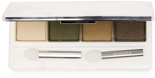 Clinique All About Shadow™ Quad | Langanhaltender Lidschatten in 4 opulenten Farben | wischfest + farbtreu + sicher für empfindliche Augen