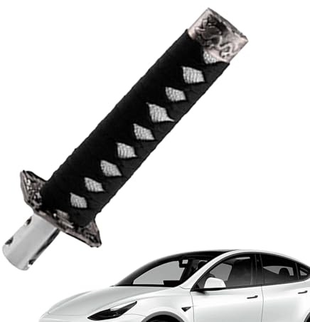 Moxeupon Katana - Pomo de palanca de cambios Katana para palanca de cambios automático, palanca de cambios de coche, palanca de cambios manual para la mayoría de los coches automáticos manuales