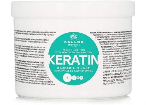 Kallos Cosmetics Keratin Repair Haarmaske, 500 ml