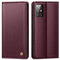 Handyhülle für Samsung Galaxy A51 Hülle, Premium Lederhülle Schutzhülle Tasche für Samsung A51 Hülle Wallet Kartenfach Standfunktion Klappbar Flip Case für Galaxy A51 Hülle,Weinrot