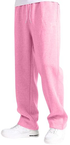 Jogging Homme Pantalon Baggy Cargo Sweatpants Mode Sport Pantalon de Survêtement Taille Élastique Pantalon Large Workout Training Chaud Pants avec Poches 2024 Automne Hiver