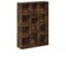 Furinno Luder 11-Cube Wende-Bücherregal mit offenem Regal, Bernsteinkiefer