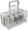 SPARES2GO Panier à couverts pour lave-vaisselle LG (poignée amovible, 240 mm)