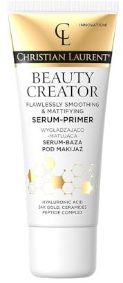 Christian Laurent Glättende und mattierende Serum-Basis von Beauty Creator mit Ceramiden, Peptiden und 24K Gold - 30 ml