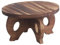 Dualoai Runder Blumentopfhalter Aus Holz, Tisch, Garten, Außen Und Innenbereich, Schlafzimmer, Blumentopfhalter, Pflanzgefäß, Eckregal , Braun
