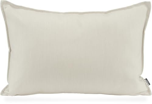 H.O.C.K. - Agora Outdoor Kissen Pamela - Strapazierfähig, Wasserabweisend, UV-beständig, Dekokissen für Gartenmöbel (Marble Beige Ecru, 60x40cm)