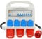 Répartiteur de courant CEE 400V 32A, 4 sorties 230V, 2 circuits 16A, 1 circuit 32A, protection FI, distributeur de puissance IP54, pour chantiers de construction