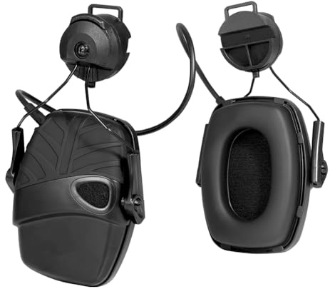 Cenei Casque Anti-Bruit Électronique de Tir Tactique Extérieur avec Amplification Sonore et Protection Auditive Contre Les Bruits D'Impact.