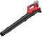Souffleur de feuilles sans fil compatible avec batterie Milwaukee m18 (pas de batterie) (rouge)