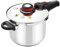 Olla a presión 9L 24cm, alta capacidad, fácil manejo, ideal para cocinar rápidamente y conservar nutrientes.