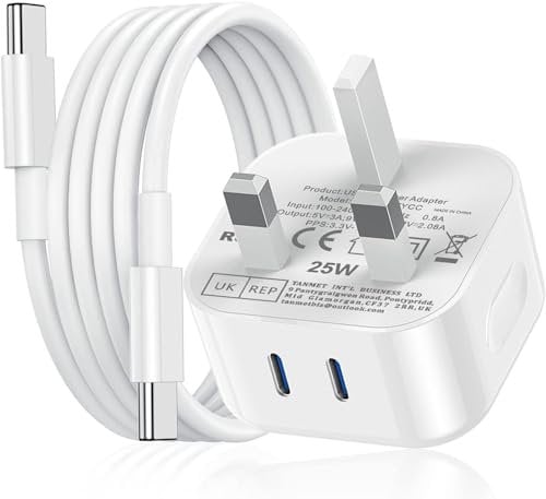 Charger for iPhone 16 Apple USB C Fast Charger Cable and Plug 25W Super Quick Charge for New i Phone 16e 16 Plus 16 Pro 16 Pro Max 15 Plus 15 Pro Max,1M Rapid Type C to USBC Charging Lead and Head