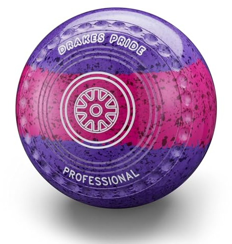 SGL DRAKES PRIDE 0000 HEAVY PROFESSIONAL TRIO LIGHT PURPLE/PURPLE PINK/MAGENTA BOWLS