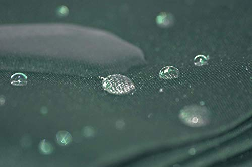 Ersatzdach PVC Beschichtung Pavillondach Wasserdicht Pavillon knapp 3x3m NEU (Dunkelgrün)