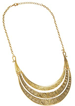Bristol Novelty BA3224 Ägyptische Halskette, Gold