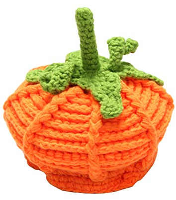 Hillento Baby Stricken Kürbishüte, Neugeborene Unisex Baby Beanie Wolle Kürbis Stricken häkeln Hüte für Halloween-Kappen, Fotografie Prop Hut