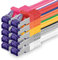 1aTTack.de 10x 1,0 M Câble réseau CAT7-10 Gigabit - Câble patch RJ45 Câble Ethernet (SFTP PIMF LSZH CU) - pour DSL LAN Switch Modem Routeur Patch Panel CAT7 CAT6 CAT5 - multicolore