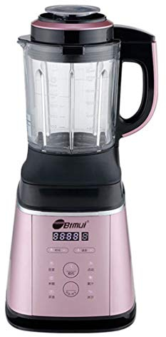 KUANDAR Familia Batidoras De Licuadoras para Verduras Y Frutas 800 W Extractor De Jugos con Filtro De Inoxidable Limpieza Fácil Estabilidad Cristal Termorresistente Fácil de Limpiar, Pink