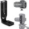 L Shape Camera Bracket Video Vertical Shooting Quick Release Plate L Stand with 1/4 Inch Screw for DSLR Cameras