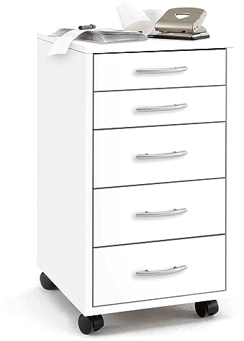 FMD furniture 336-001E, conteneur d'appoint en Version Blanc, Dimensions : env. 33 x 63,5 x 38 cm (l x L x H).