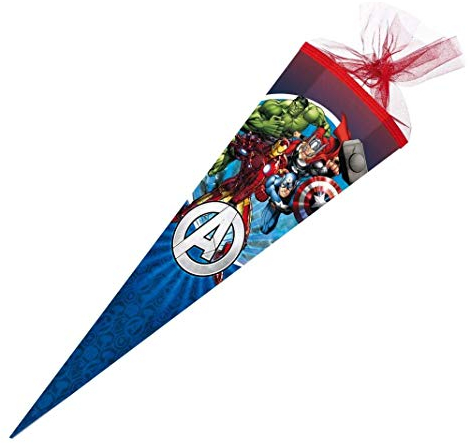 Schultüte mit Gravur / Zuckertüte / 85cm / eckig / Avengers