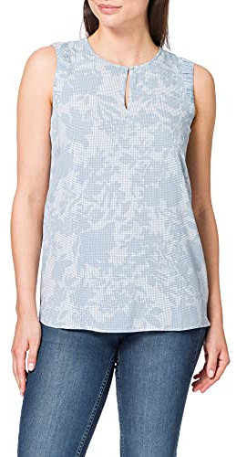 s.Oliver Damen 120.10.105.10.100.2100089 Bluse, blau, 42
