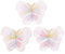 20 Stück Spitze Organza Stickerei Schmetterling Applique Patches Sticker Aufnäher Applikation Flicken zum Aufnähen Gestickte Basteln und Dekorieren Auf Kleidung Gardine Tischtuch Taschen Schal,Weiß #3