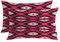 Shrahala Colorful Navajo Pillowcases, Native American Traditional Tribal Design Lumbar Pillow Cover Decorative Blended Double-Sided No Inserts for Bedroom Sofa Living Room Set of 2 (26 x 20 in)