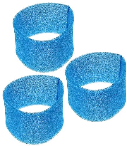 vhbw 3x Schaumstoff-Filter kompatibel mit Kärcher SV 1802, SV 1902, SV 7 Dampfreiniger - Waschbar Blau