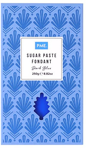 PME Sugar Paste Fondant – Dark Blue 250g