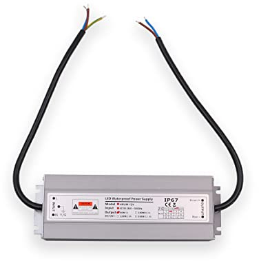 Namvo Slim LED Transformator 12V 60W IP67 LED-Treiber 5A Netzteil für LED-Leuchtmittel im Außenbereich