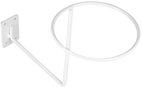 Cabilock Perückenständer Wandmontierter Basketballständer Helmhalter Zur Wandmontage Helmhalter Wandhalterung Fahrradhalter Sport-display-rack Volleyball-wandhalterung Stand Weiß Hut Regal