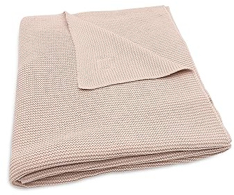 Jollein 516-511-67067 Babydecke Strickdecke Basic Knit rosa (75x100 cm)