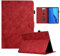 AsWant Custodia Cover per Huawei Mediapad M5 Lite 10 Pollice - Pelle PU Cover Tablet Ultra Sottile Compatibile con Huawei Mediapad M5 Lite/C5 2018, Rosso