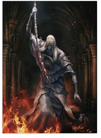 Displate Elden Ring Metal Poster Magnetische Befestigung Offiziell Lizenziert Bilder Lands Between - Godskin Apostle Poster 67,5x48cm