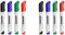 Kores - K-Marker XW2: Coloured Whiteboard Marker Pens with Chisel Tip, Dry Wipe and Low-Odour Ink, School and Office Supplies, Set of 4 Assorted Colours (Pack of 2)