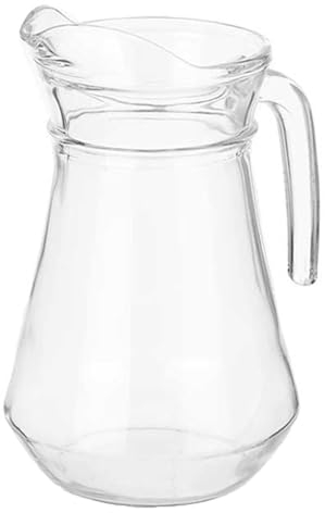 Caraffa in vetro bottiglia brocca da 1 litro per vino bibite tavola cucina ristorante hotel elegante