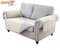 Hggzeg Sofabezug 2-Sitzer, wasserdicht und rutschfest, Sofaschoner Schonbezug mit Seitentasche, waschbarer Sofaschoner für Kinder/Haustiere (Beige)
