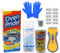Oven Cleaner (500 ML Bottle) Oven Brite + Oven & Hob Cleaning Tool [Non Scratch] + 10 Spares- Complete Cleaning Kit with Gloves and Rack Bag