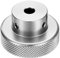 QUARKZMAN Eloxierter Aluminiumlegierungshandrad 7mm Bohrung 40mm OD Gerändelter Knopf Drehgriff mit Schlüssel für Fräsmaschine Drehbank Schiebeverschiebeplattform