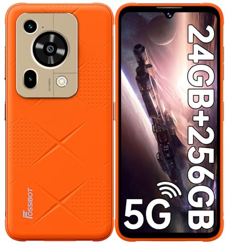 FOSSIBOT F112 PRO (2025) Rugged Phone Unlocked 5G - 24GB RAM+256GB/1TB ROM Cell Phone, 6.88''Display, 7150mAh Battery Smartphone, 50MP Camera, Android 14 Dual SIM Phones, IP68/IP69K/NFC/GPS/T-Mobile