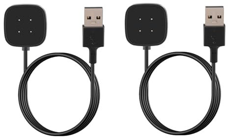 Agwuoetr 2Pack 3.3 FT Ladekabel USB-Ladedock für Sense / 3 Smartwatch