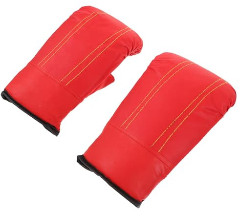 ibasenice 1Paar Training Atmungsaktive Boxhandschuhe Für Boxsack Taekwondo Thai Mixed Martial Arts Langlebig Für Herren