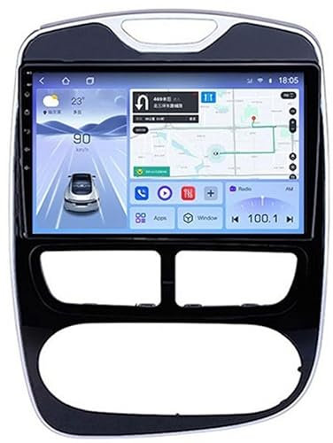LZHIF Radio con Pantalla Táctil Android 11 9 Pulgada para Renault Clio 4 2012-2016,Reproductor de Video,Navegación GPS,Duplicación de Pantalla,Control del Volante Bluetooth,T1