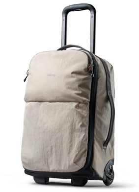Bellroy Lite Carry-On 38L, Lightweight Luggage - Ash | 38L lightweight luggage with built-in packing cubes and a compressible shell