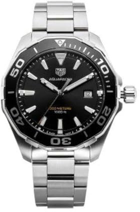 TAG HEUER Watch Aquaracer 300M 43 Mm Quartz Black Way101A.Ba0746 Men's New