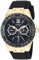 GUESS Herren analog Japanisches Quarzwerk Uhr mit Silikon Armband U1053L7