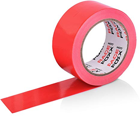 Gaffa/Gaffer Tape, Gewebeklebeband, Lasso, Panzertape, Klebeband, Kleber, rot, RACEFOXX