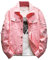 Kedera Veste en Jean à Boutons pour Homme - Rose - Taille M