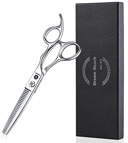 Dream Reach professionelle Haarschere, 15,2 cm, japanischer 440C Stahl, Ausdünnschere für Damen /Herren, Schneiden für Salon/Friseur/Haushalt... (gerade Zähne)